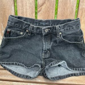 Guess Black Jean shorts